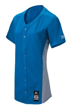 Mizuno Girls Pro Full-Button Game Jersey 10 Mizuno Girls Pro Full-Button Game Jersey -Baseball Bargains Store 350582 5291