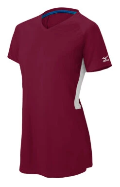Mizuno Girls Comp Short-Sleeve V-Neck Jersey -Baseball Bargains Store 350584 3U00