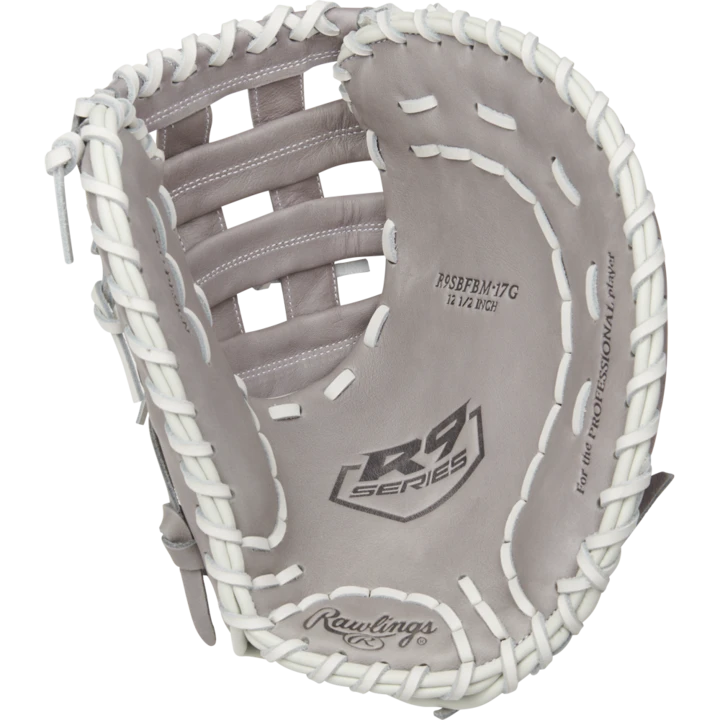 Rawlings R9 12.5 Inch Softball First Base Glove R9SBFBM-17G 1 Rawlings R9 12.5 Inch Softball First Base Glove R9SBFBM-17G