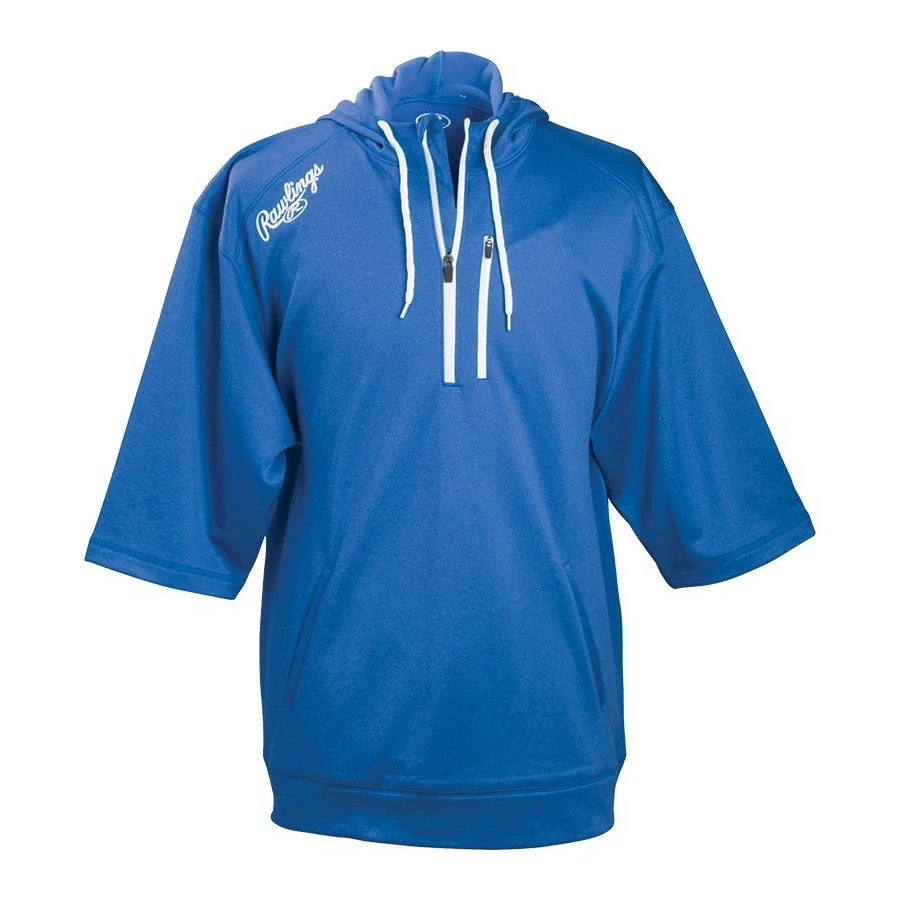 Rawlings Mens Short Sleeve Hoodie 5 Rawlings Mens Short Sleeve Hoodie - Image 5