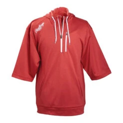 Rawlings Mens Short Sleeve Hoodie 12 Rawlings Mens Short Sleeve Hoodie -Baseball Bargains Store rawlings rhyto mens short sleeve hoodie scarlet